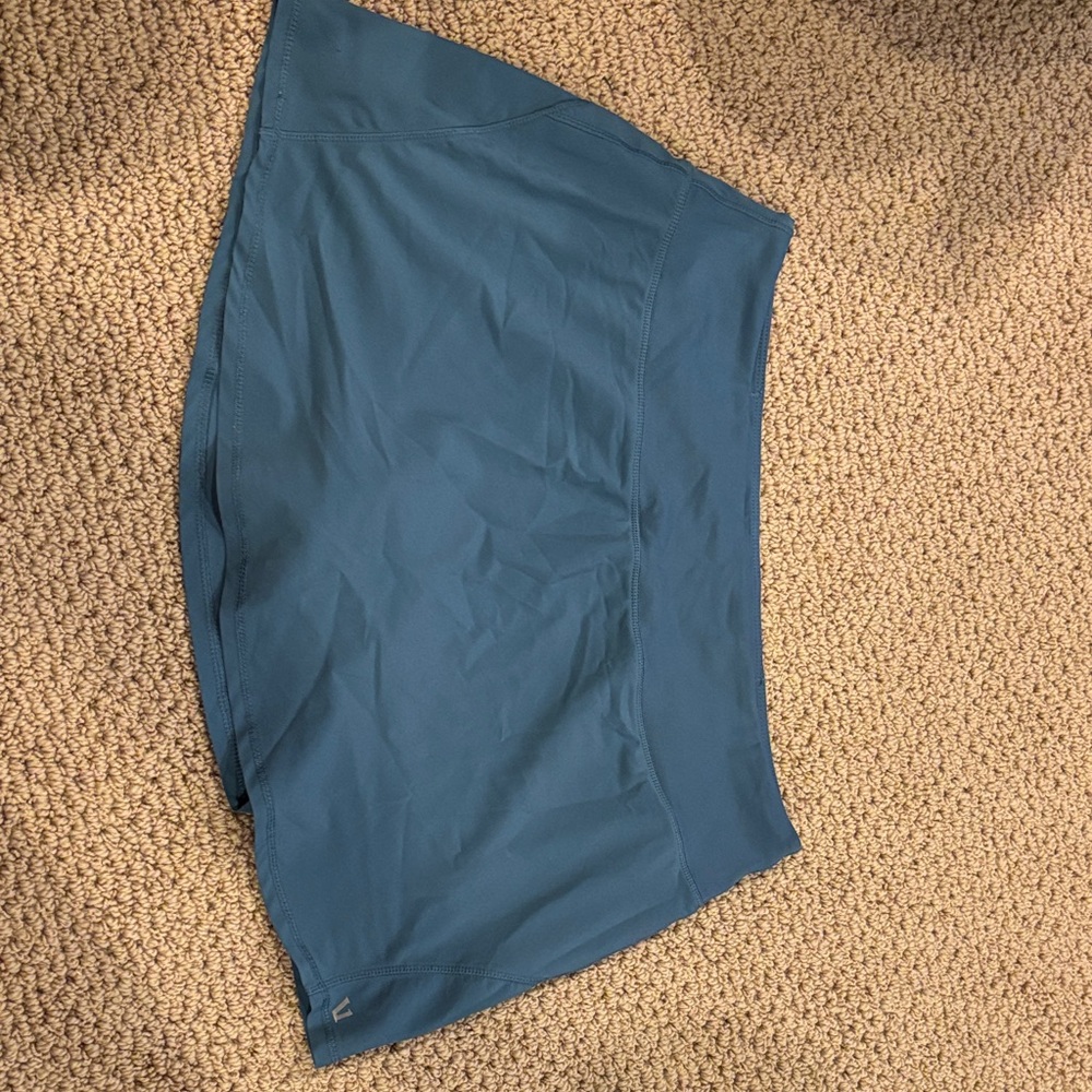 Vuori Teal Athletic Skort